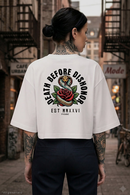 FVCKERZ® Oversized Shirt // Death before dishonor