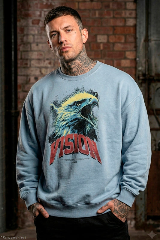 FVCKERZ® Oversized Vintage Sweater // Vision