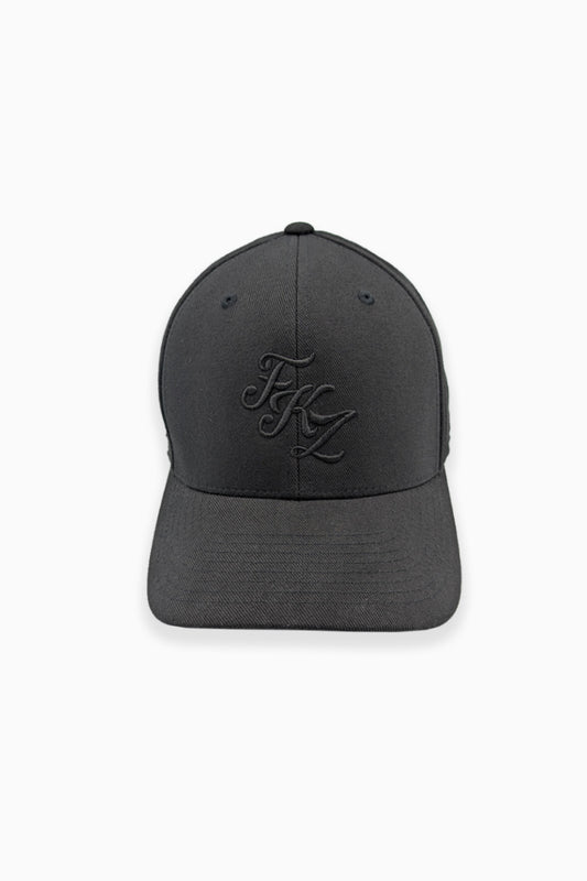 FVCKERZ® Dad Cap schwarz // FKZ 3D