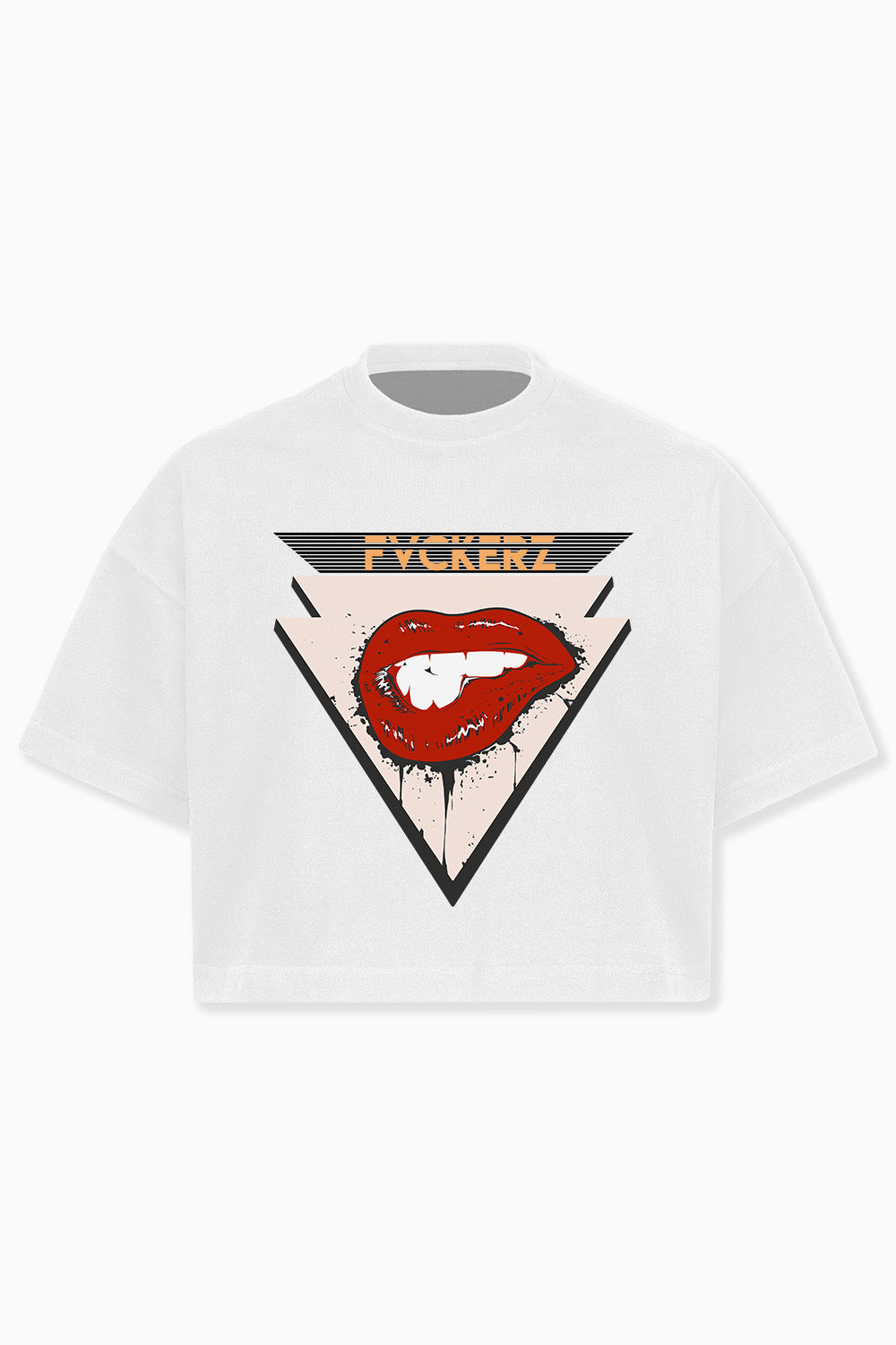 FVCKERZ® Oversized Cropshirt // Lips
