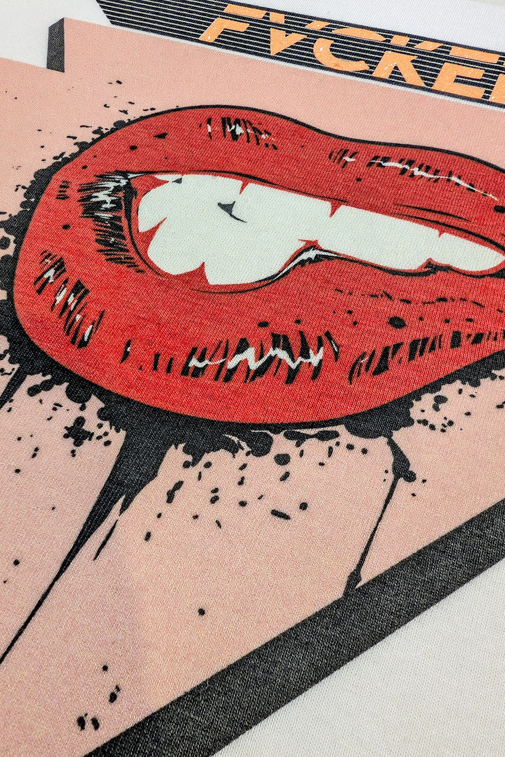 FVCKERZ® Oversized Cropshirt // Lips