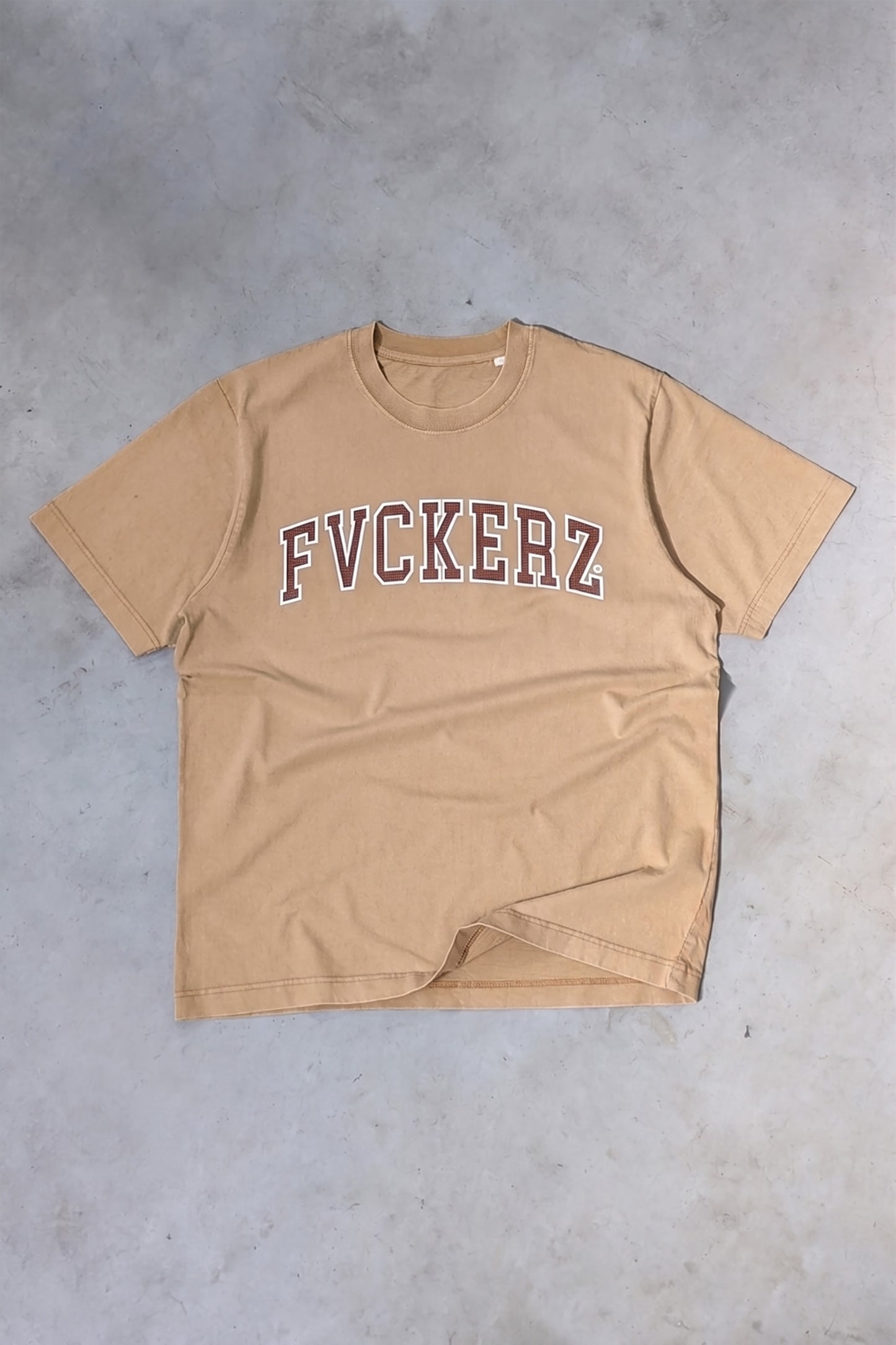 FVCKERZ® Vintage Oversized T-Shirt // Curved