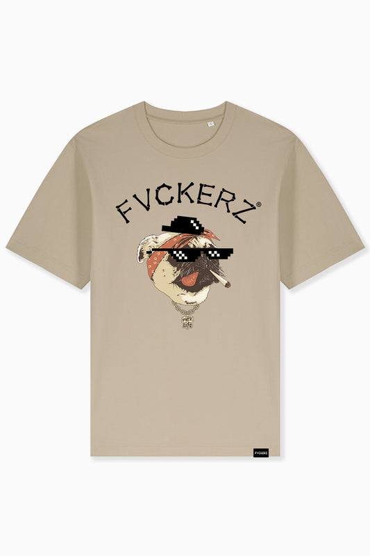 FVCKERZ® Oversized T-Shirt // Pug Life
