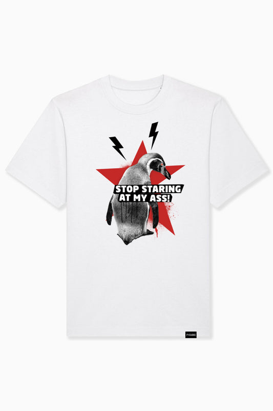 FVCKERZ® Oversized T-Shirt // Stop Staring At My Ass