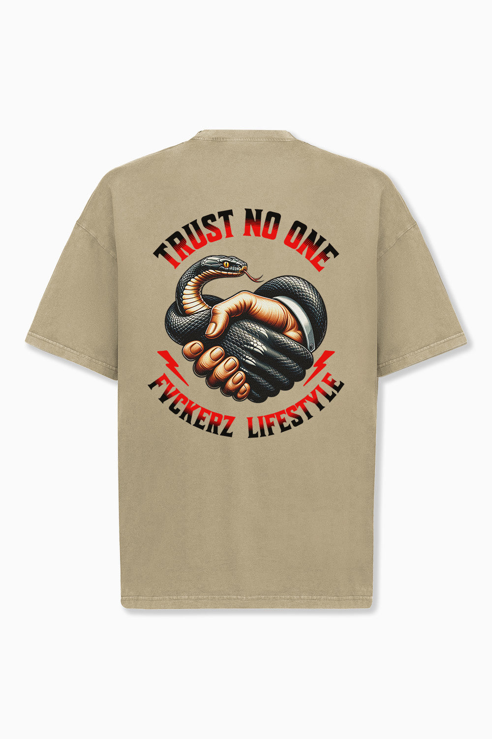FVCKERZ® Vintage Oversized T-Shirt // Trust No One