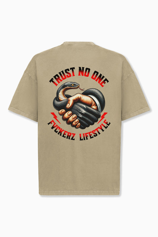 FVCKERZ® Vintage Oversized T-Shirt // Trust No One