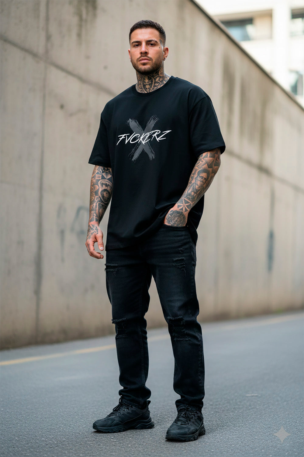 FVCKERZ® Oversized T-Shirt // X-Design