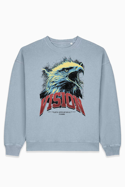 FVCKERZ® Oversized Vintage Sweater // Vision