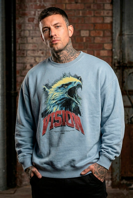 FVCKERZ® Oversized Vintage Sweater // Vision