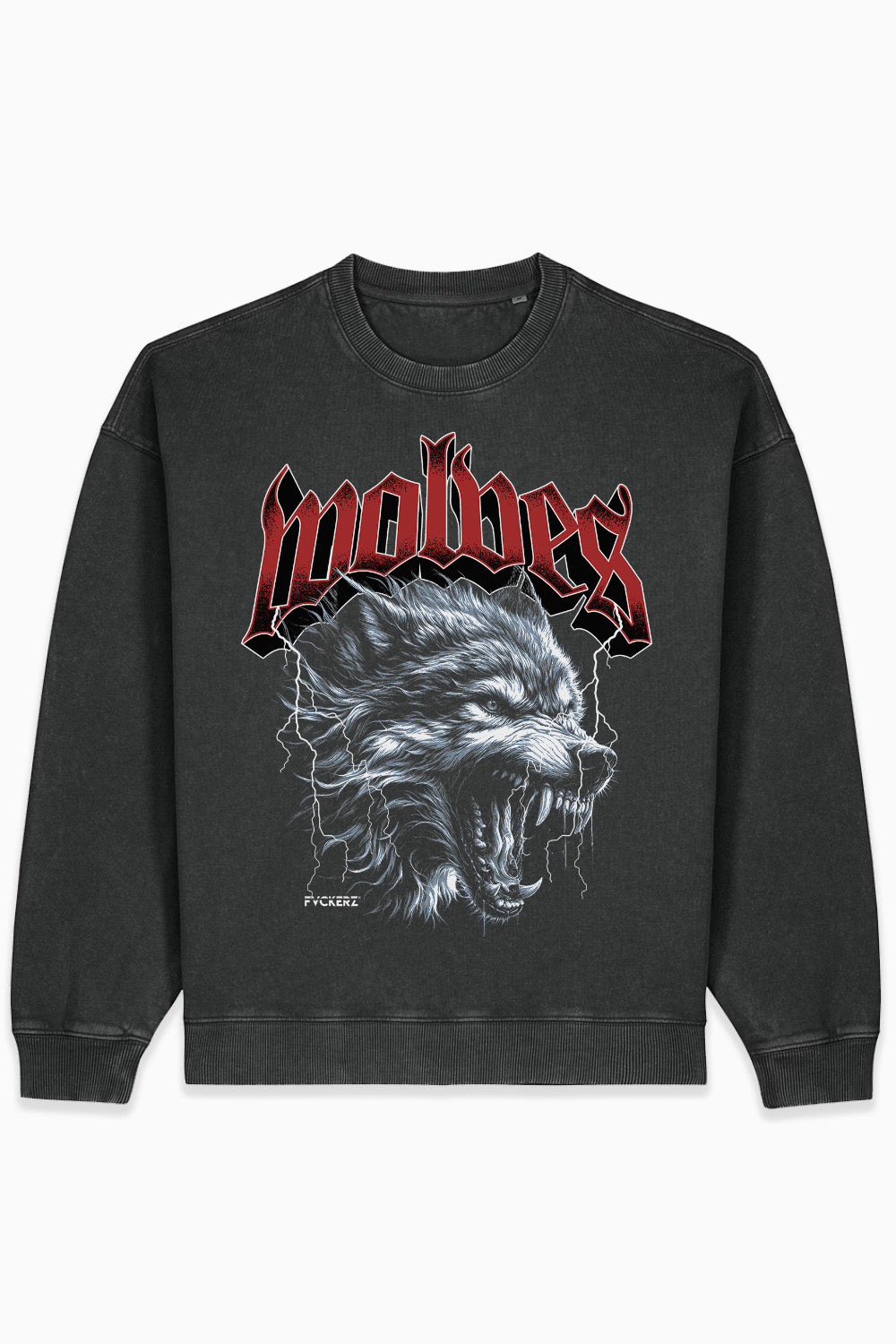 FVCKERZ® Oversized Vintage Sweater // Wolves