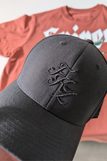 FVCKERZ® Dad Cap schwarz // FKZ 3D