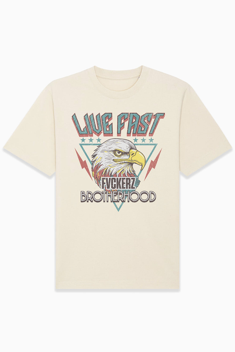 FVCKERZ® Oversized T-Shirt // Live fast