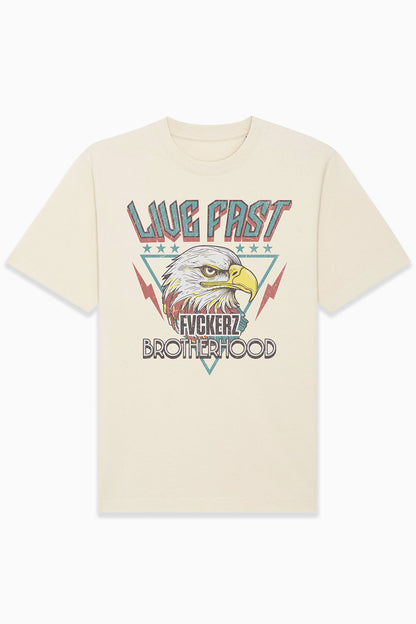 FVCKERZ® Oversized T-Shirt // Live fast