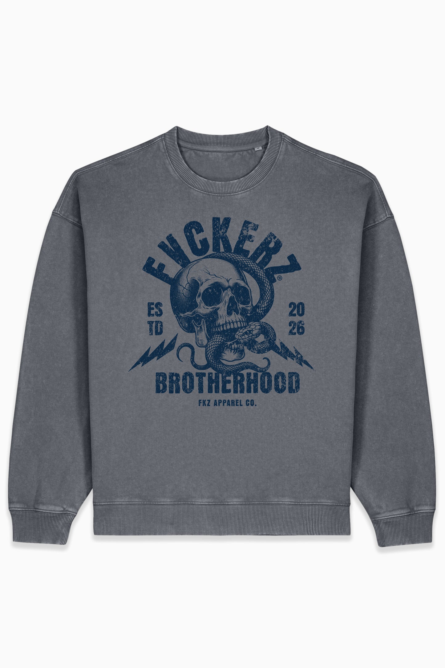 FVCKERZ® Oversized Vintage Sweater // FKZ Brotherhood