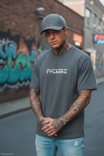 FVCKERZ® Dad Cap grau // FKZ 3D