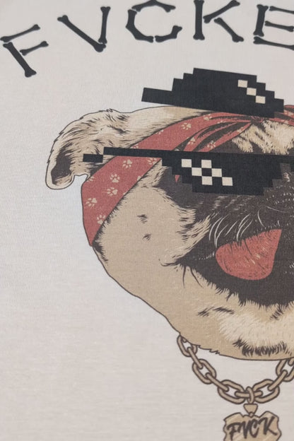 FVCKERZ® Oversized T-Shirt // Pug Life