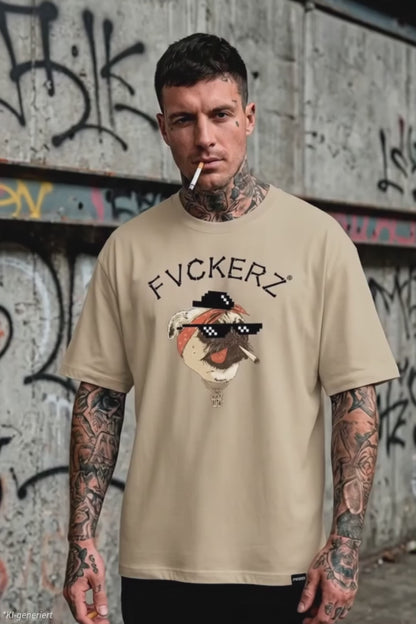 FVCKERZ® Oversized T-Shirt // Pug Life